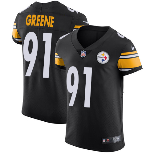 Nike Steelers #91 Kevin Greene Black Team Color Men's Stitched NFL Vapor Untouchable Elite Jersey